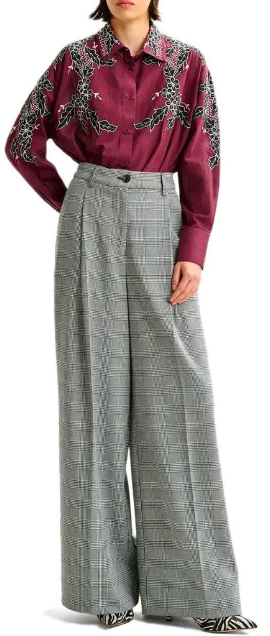 Essentiel Antwerp ESSENTIEL ANTWERP INVEST GREY WIDE LEG PANTS Divers