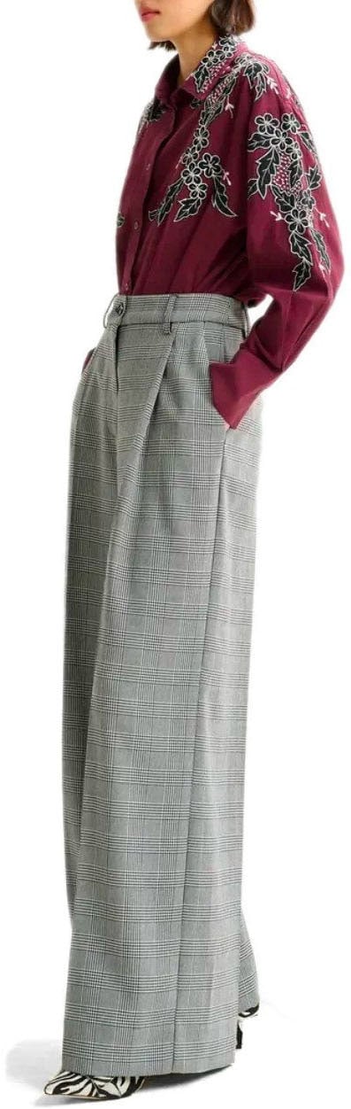 Essentiel Antwerp ESSENTIEL ANTWERP INVEST GREY WIDE LEG PANTS Divers