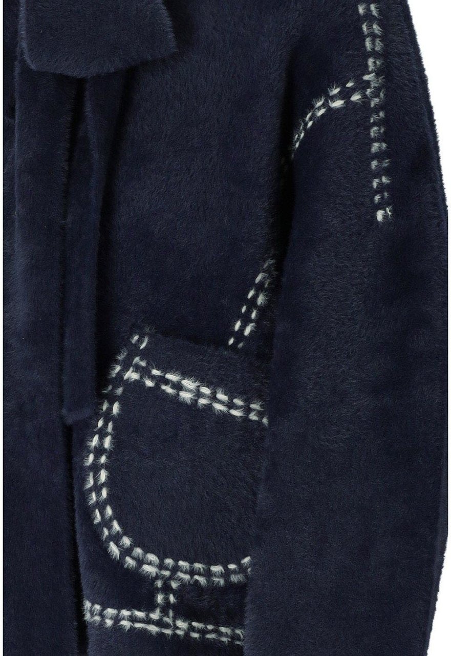 Essentiel Antwerp ESSENTIEL ANTWERP IHOOPS NAVY CARDIGAN Blauw
