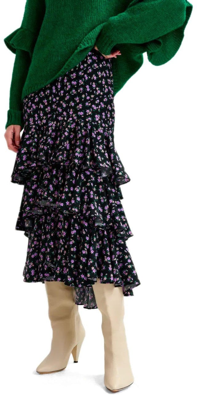 Essentiel Antwerp ESSENTIEL ANTWERP MIDI ILANA ROCK Zwart