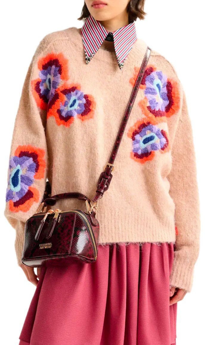 Essentiel Antwerp ESSENTIEL ANTWERP IMPOSSIBILE1 CREWNECK SWEATER Roze
