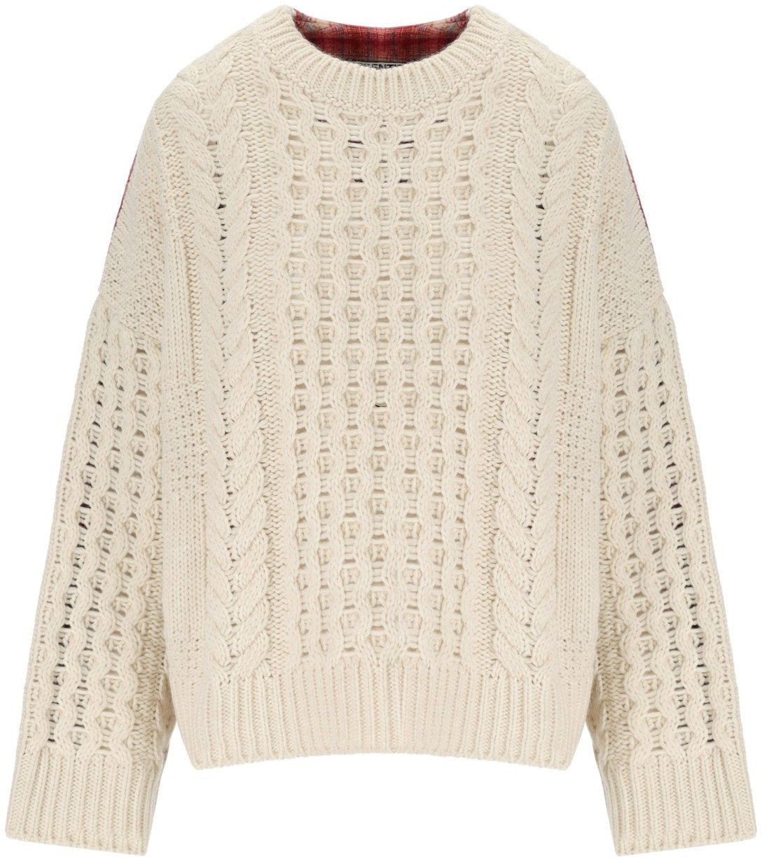 Essentiel Antwerp ESSENTIEL ANTWERP IFACE CREWNECK SWEATER Wit