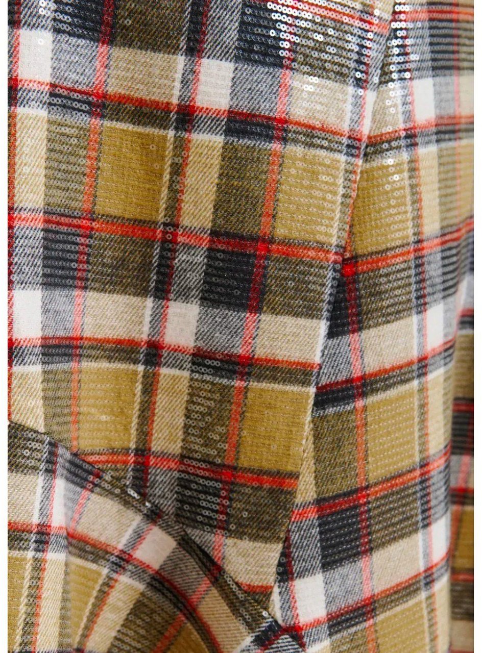 Essentiel Antwerp ESSENTIEL ANTWERP IPLAID MIDI SKIRT Beige