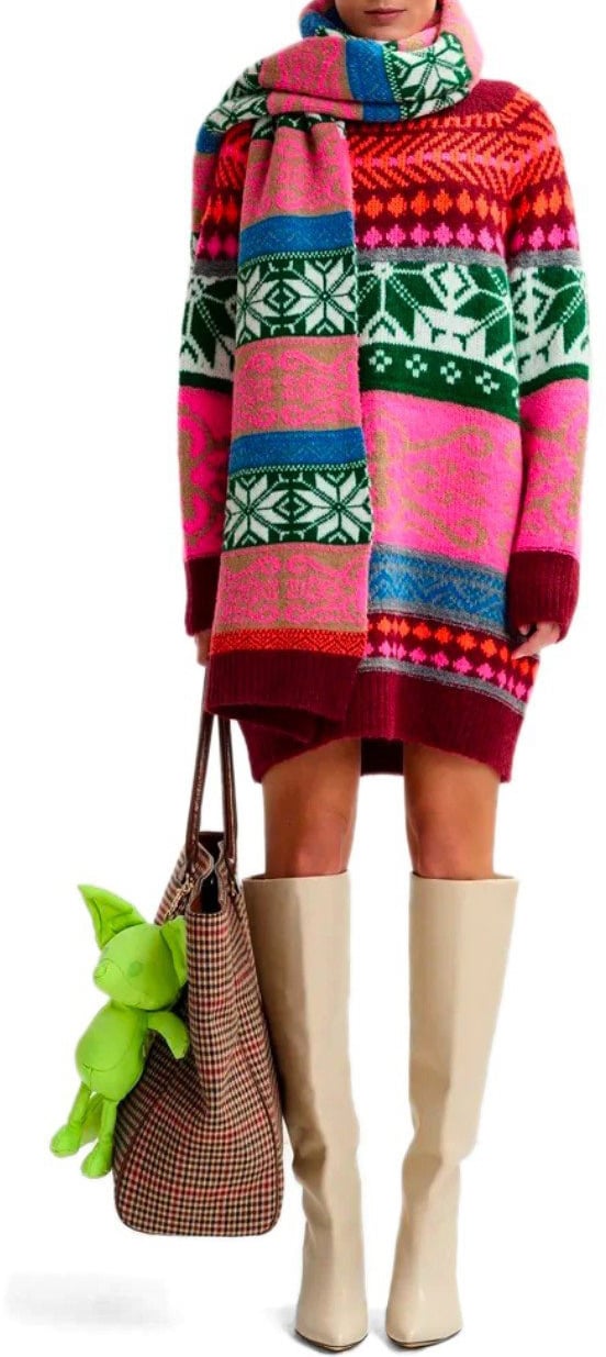 Essentiel Antwerp ESSENTIEL ANTWERP ICON MULTICOLORED DRESS Divers