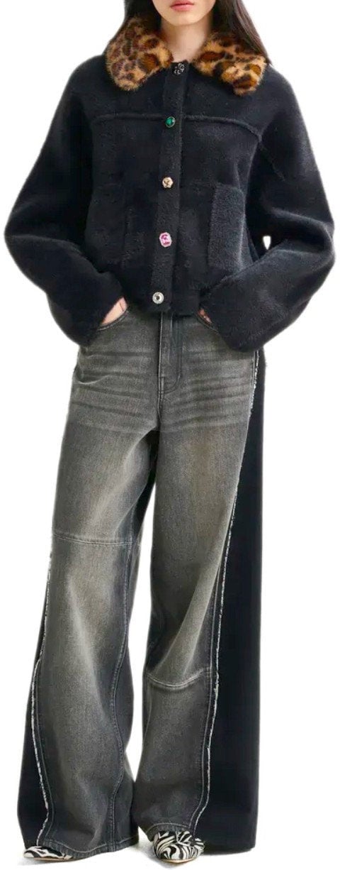Essentiel Antwerp ESSENTIEL ANTWERP INTENTION CARDIGAN Zwart