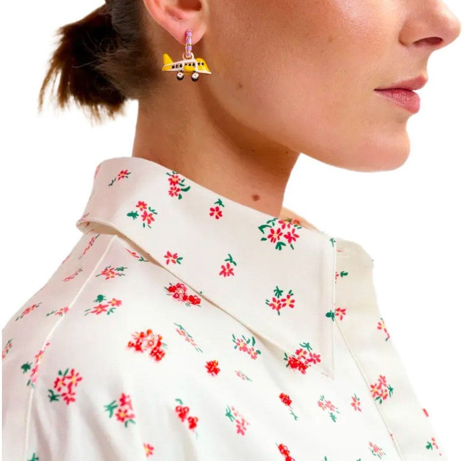 Essentiel Antwerp ESSENTIEL ANTWERP IRNAUD LILAC EARRINGS Paars