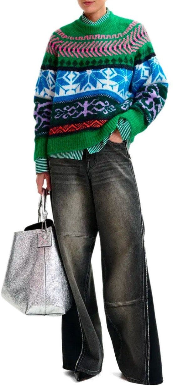 Essentiel Antwerp ESSENTIEL ANTWERP IRELANDO CREWNECK SWEATER Groen