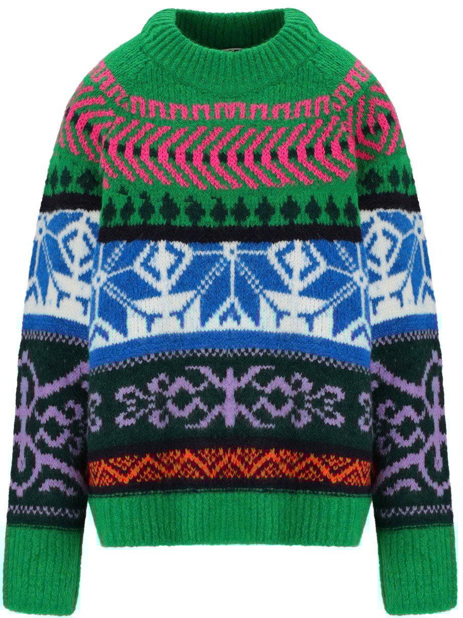 Essentiel Antwerp ESSENTIEL ANTWERP IRELANDO CREWNECK SWEATER Groen