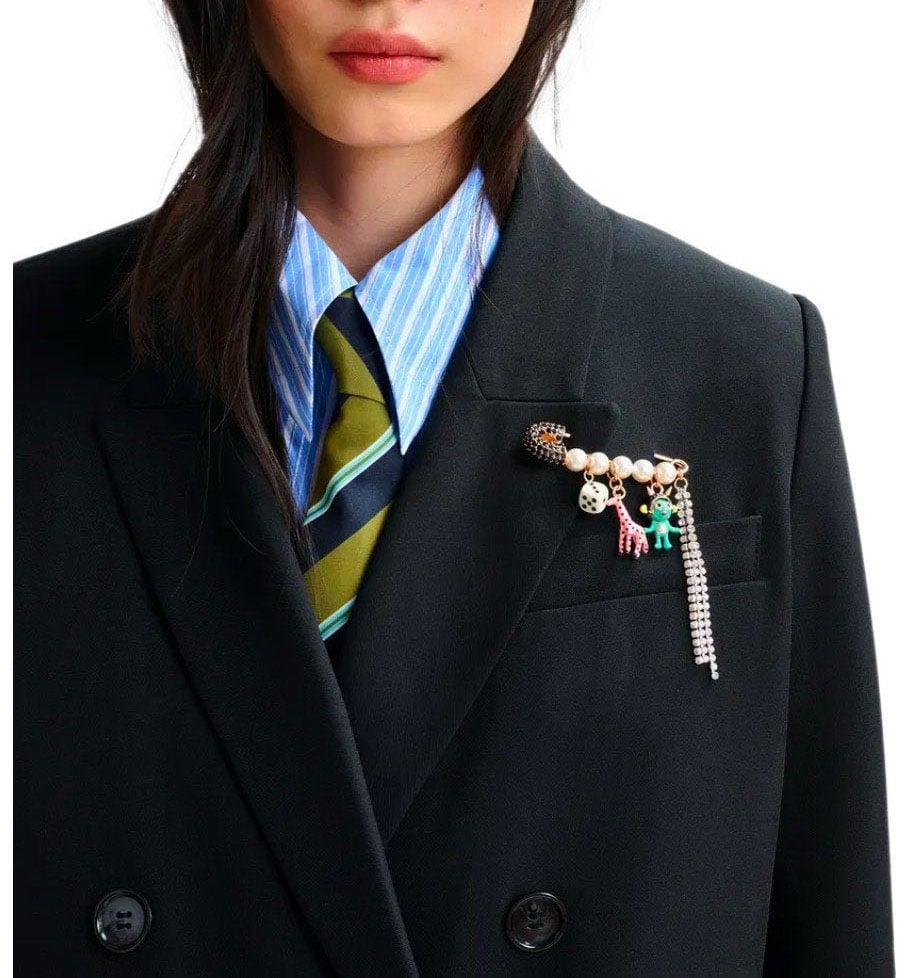 Essentiel Antwerp ESSENTIEL ANTWERP IMORA BROOCH Goud