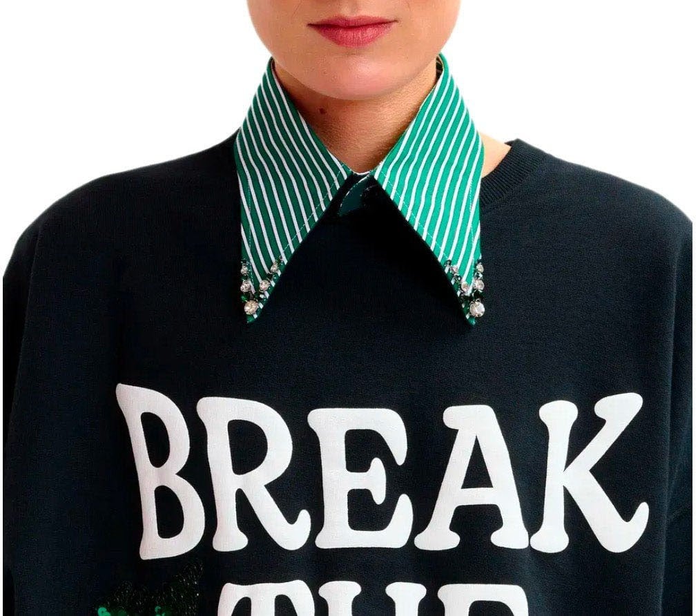 Essentiel Antwerp ESSENTIEL ANTWERP IPLAIN COLLAR Groen
