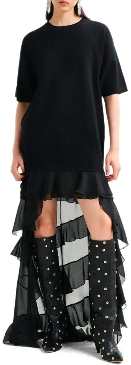 Essentiel Antwerp ESSENTIEL ANTWERP IMAILLE DRESS Zwart