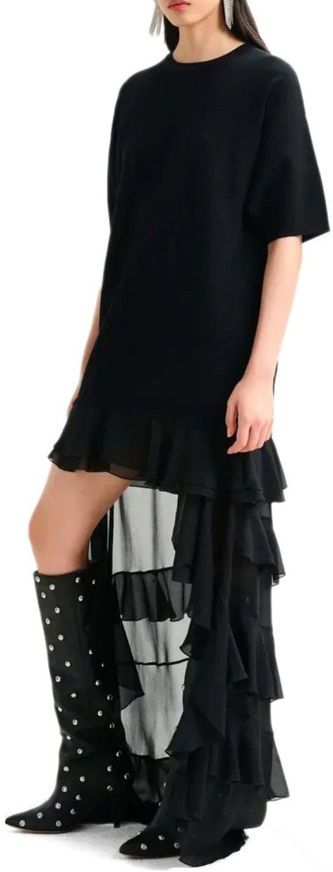 Essentiel Antwerp ESSENTIEL ANTWERP IMAILLE DRESS Zwart