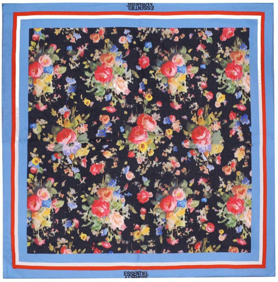 Essentiel Antwerp ESSENTIEL ANTWERP JUNGLE LIGHT BLUE FOULARD SCARF Lichtblauw