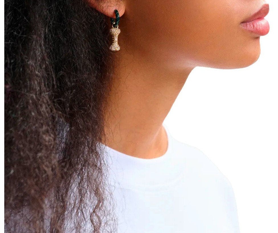 Essentiel Antwerp ESSENTIEL ANTWERP JABBIT EARRINGS Groen