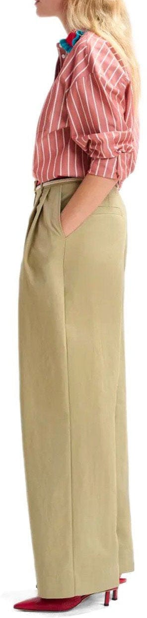 Essentiel Antwerp ESSENTIEL ANTWERP JAMMER WIDE LEG TROUSERS Beige