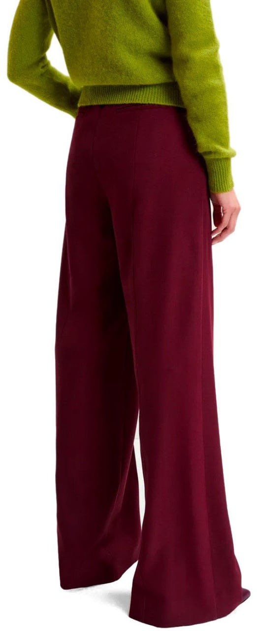 Essentiel Antwerp ESSENTIEL ANTWERP IZI BURGUNDY TROUSERS Rood