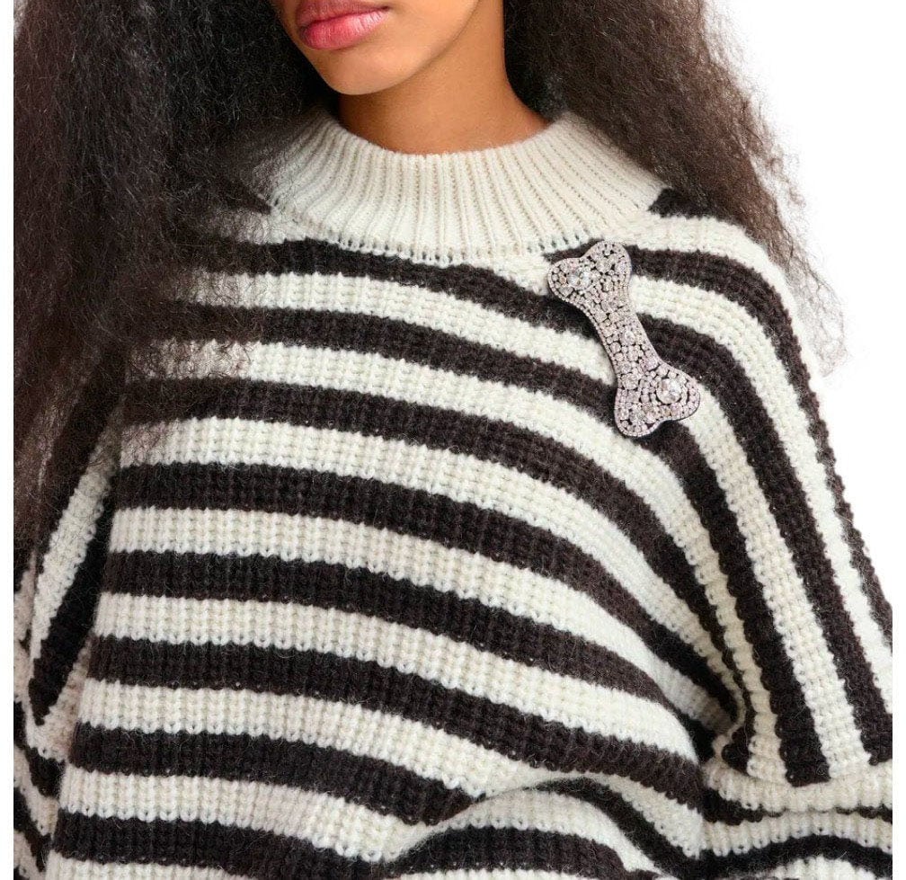 Essentiel Antwerp ESSENTIEL ANTWERP JWOUF BROOCH Zilver