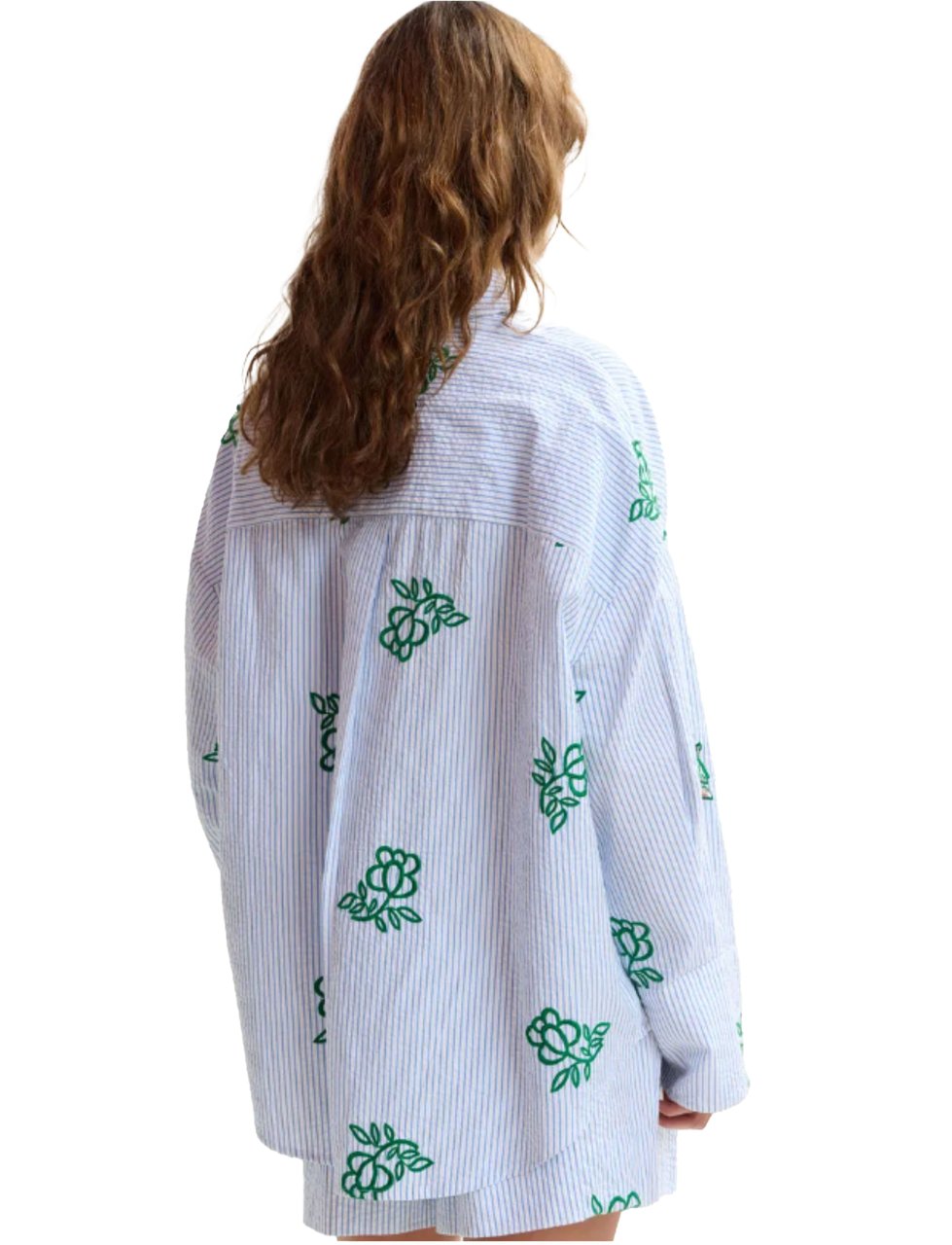 Essentiel Antwerp Essentiel Antwerp Embroidered Shirt Blouses Off White Jalinki Wit