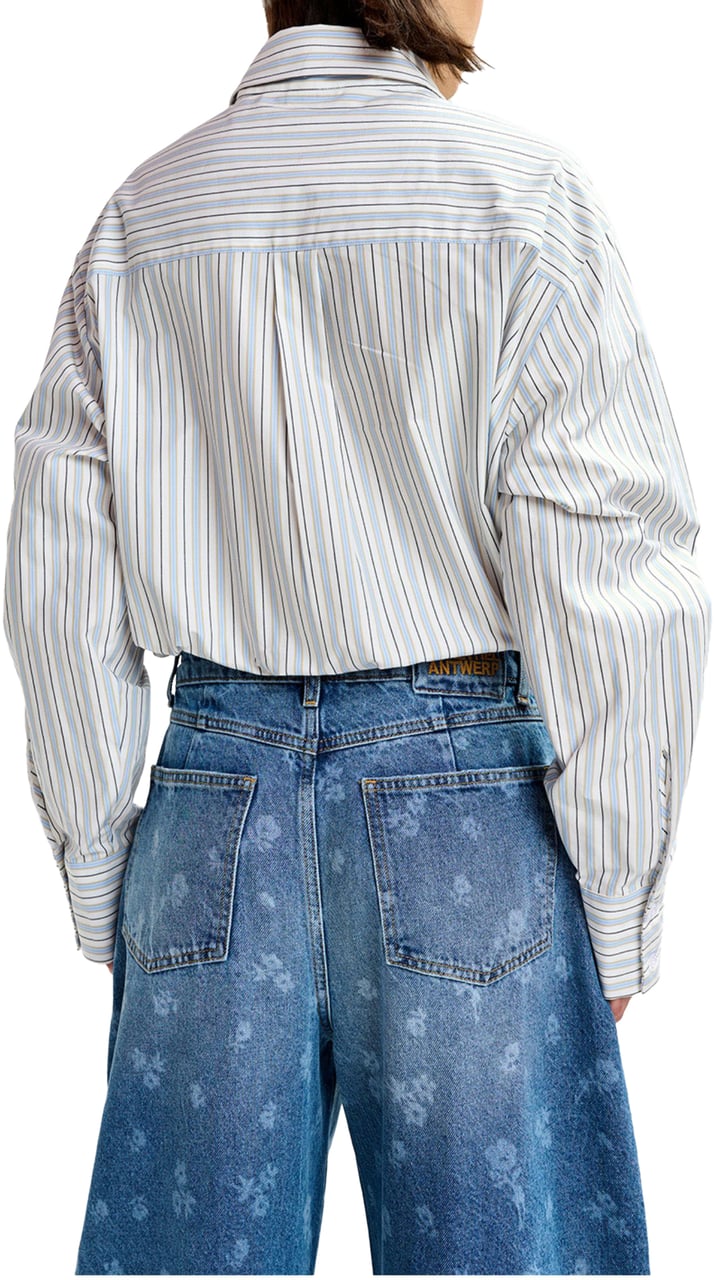 Essentiel Antwerp Essentiel Antwerp Pointy Collar Shirt Blouses Lichtblauw Jomato Blauw