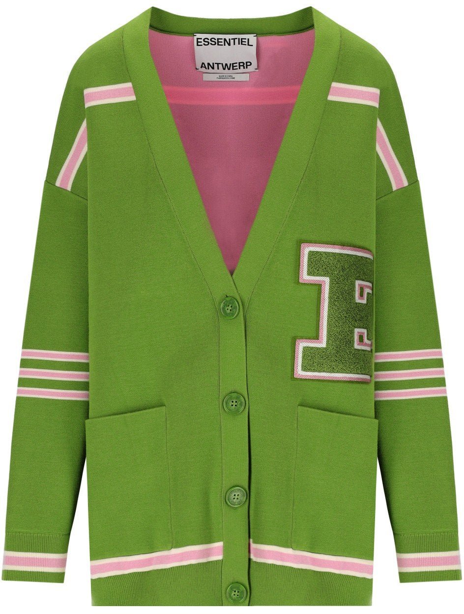 Essentiel Antwerp ESSENTIEL ANTWERP JIGAN CARDIGAN Groen