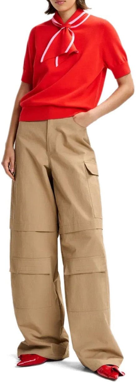 Essentiel Antwerp ESSENTIEL ANTWERP JONDA POLO SHIRT Rood