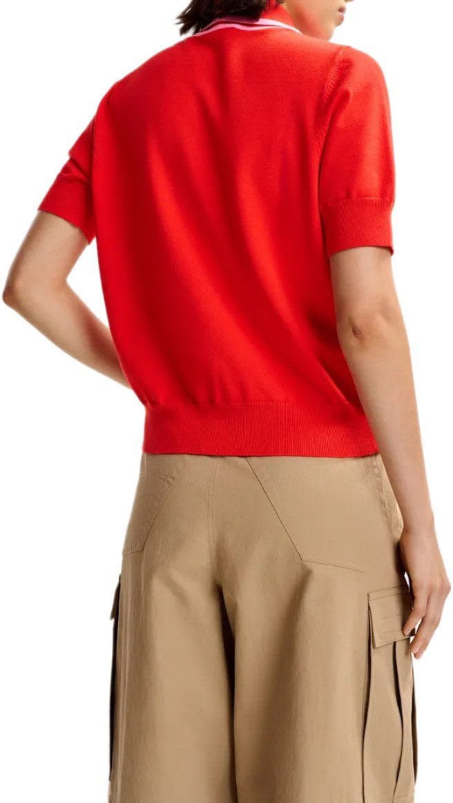 Essentiel Antwerp ESSENTIEL ANTWERP JONDA POLO SHIRT Rood
