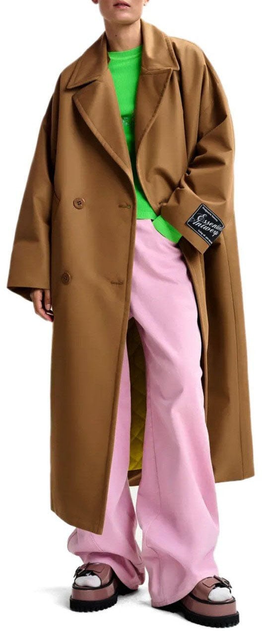 Essentiel Antwerp ESSENTIEL ANTWERP JOSJE TRENCH COAT Bruin