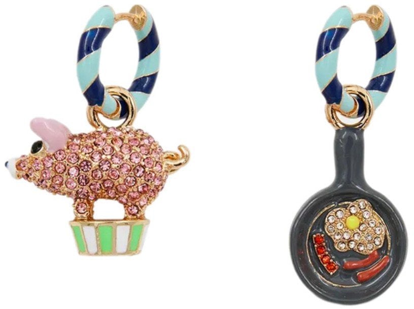 Essentiel Antwerp ESSENTIEL ANTWERP JUBBY EARRINGS Blauw