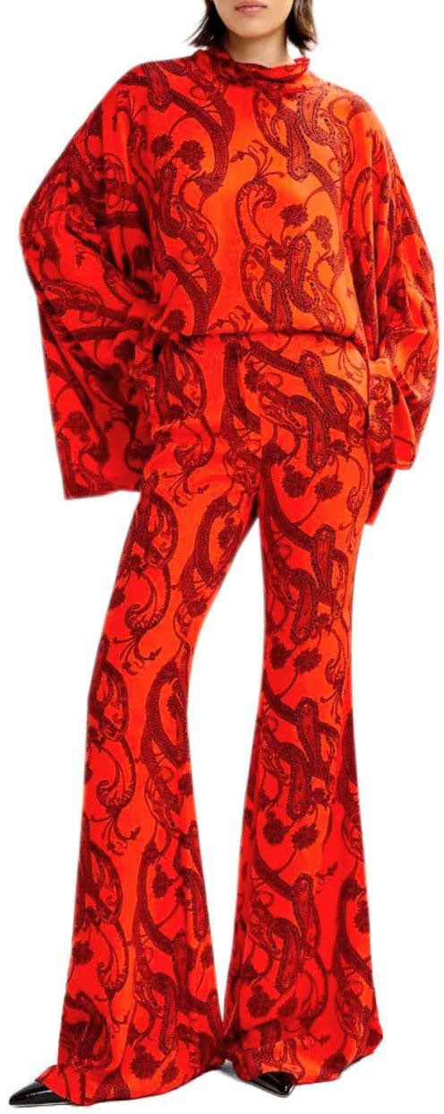 Essentiel Antwerp ESSENTIEL ANTWERP JODIE FLARE PANTS Oranje