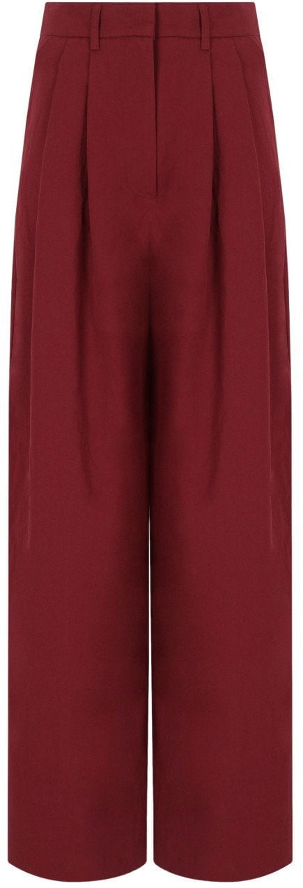 Essentiel Antwerp ESSENTIEL ANTWERP JAZMINE BURGUNDY PANTS Rood