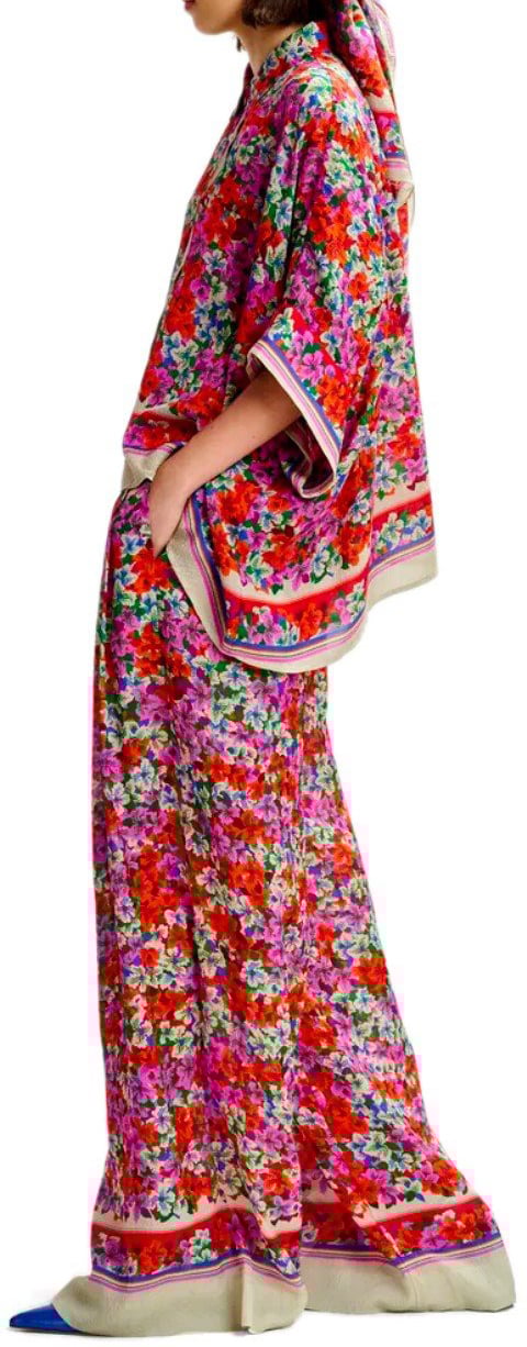 Essentiel Antwerp ESSENTIEL ANTWERP JOEK WIDE LEG PANTS Rood