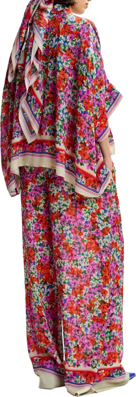 Essentiel Antwerp Wide Leg Pants Pantalons Rood Joek Rood