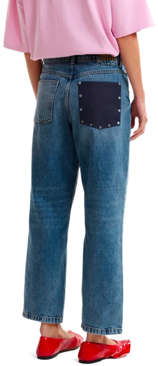 ESSENTIEL ANTWERP JANSEN LIGHT BLUE BOYFRIEND JEANS Lichtblauw