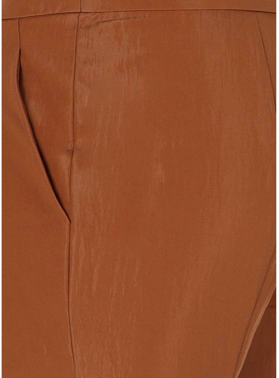 Essentiel Antwerp ESSENTIEL ANTWERP JORDY ETRUSCAN RED CROPPED PANTS Bruin