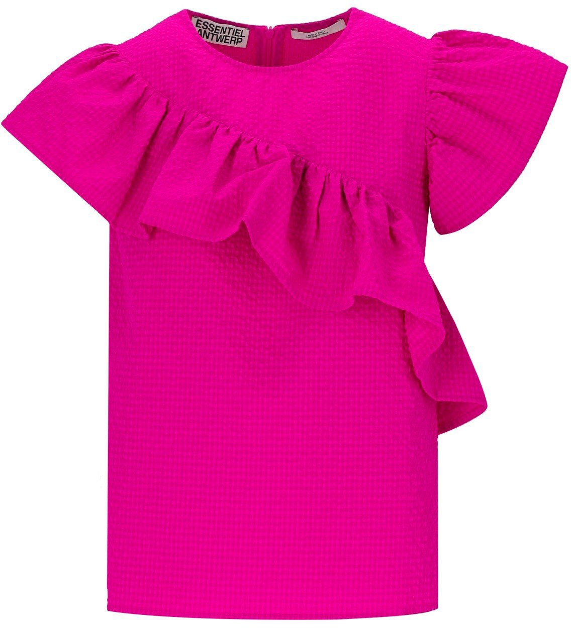 Essentiel Antwerp ESSENTIEL ANTWERP JOOJOO FUCHSIA TOP Roze
