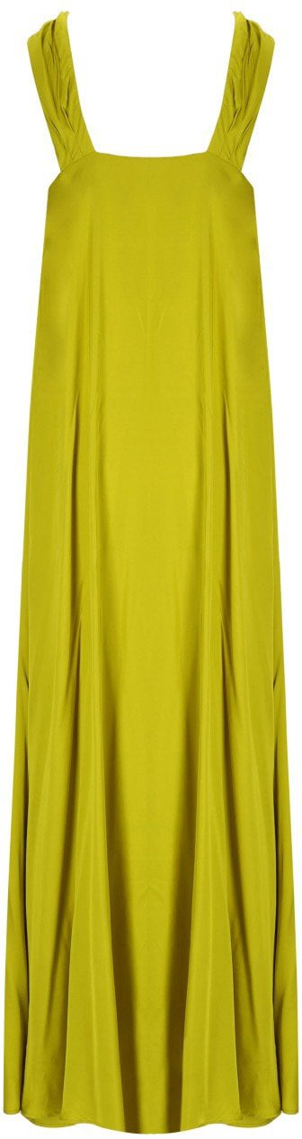 ESSENTIEL ANTWERP JAYCEE ACID LONG DRESS Groen