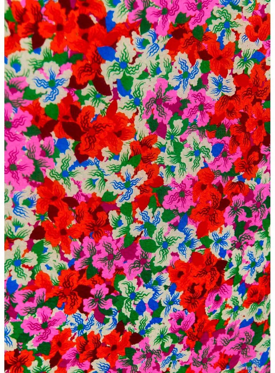 Essentiel Antwerp ESSENTIEL ANTWERP JABEL MULTICOLOR FOULARD SCARF Rood