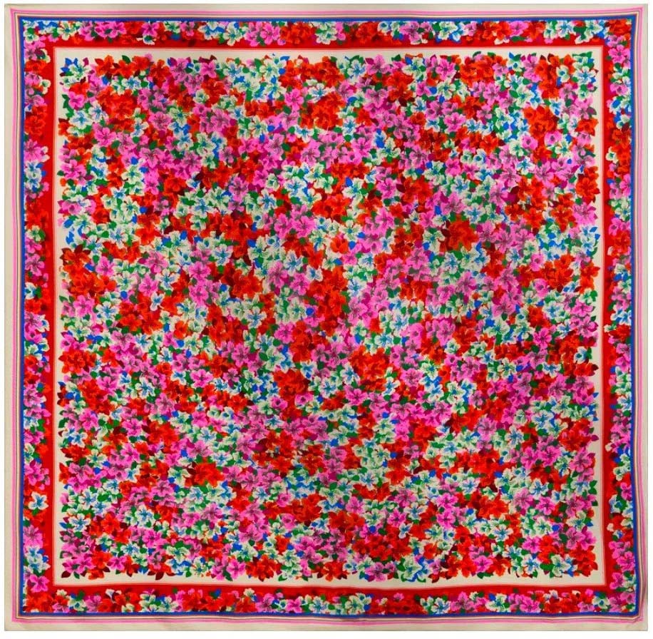 Essentiel Antwerp ESSENTIEL ANTWERP JABEL MULTICOLOR FOULARD SCARF Rood
