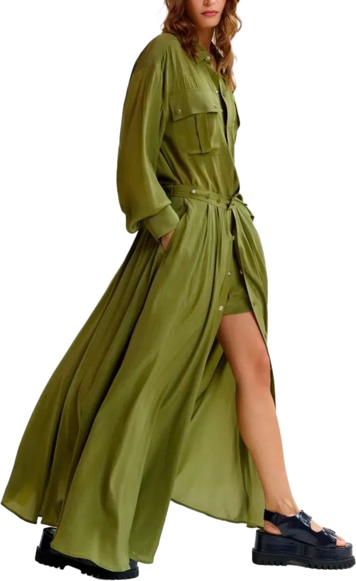 ESSENTIEL ANTWERP JEBBA JUMPSUIT DRESS Groen