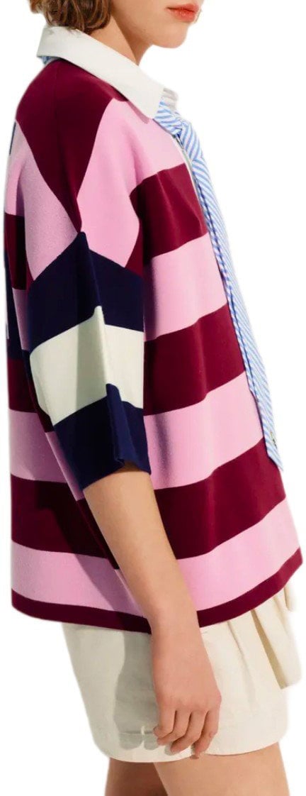 Essentiel Antwerp ESSENTIEL ANTWERP JICE MULTICOLORED POLOSHIRT Divers