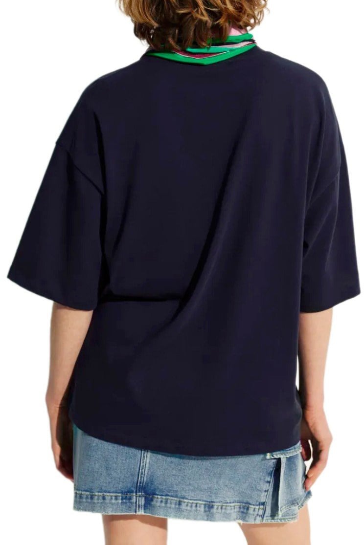 Essentiel Antwerp ESSENTIEL ANTWERP JUNKI NAVY T-SHIRT Blauw