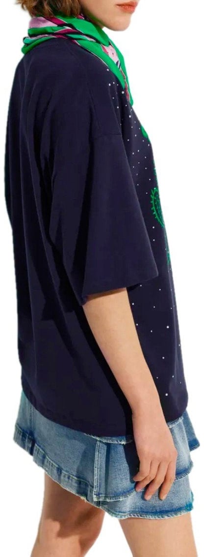 Essentiel Antwerp ESSENTIEL ANTWERP JUNKI NAVY T-SHIRT Blauw