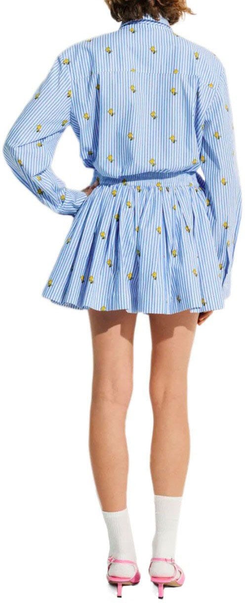 Essentiel Antwerp ESSENTIEL ANTWERP JINUS LIGHT BLUE SHORTS Lichtblauw