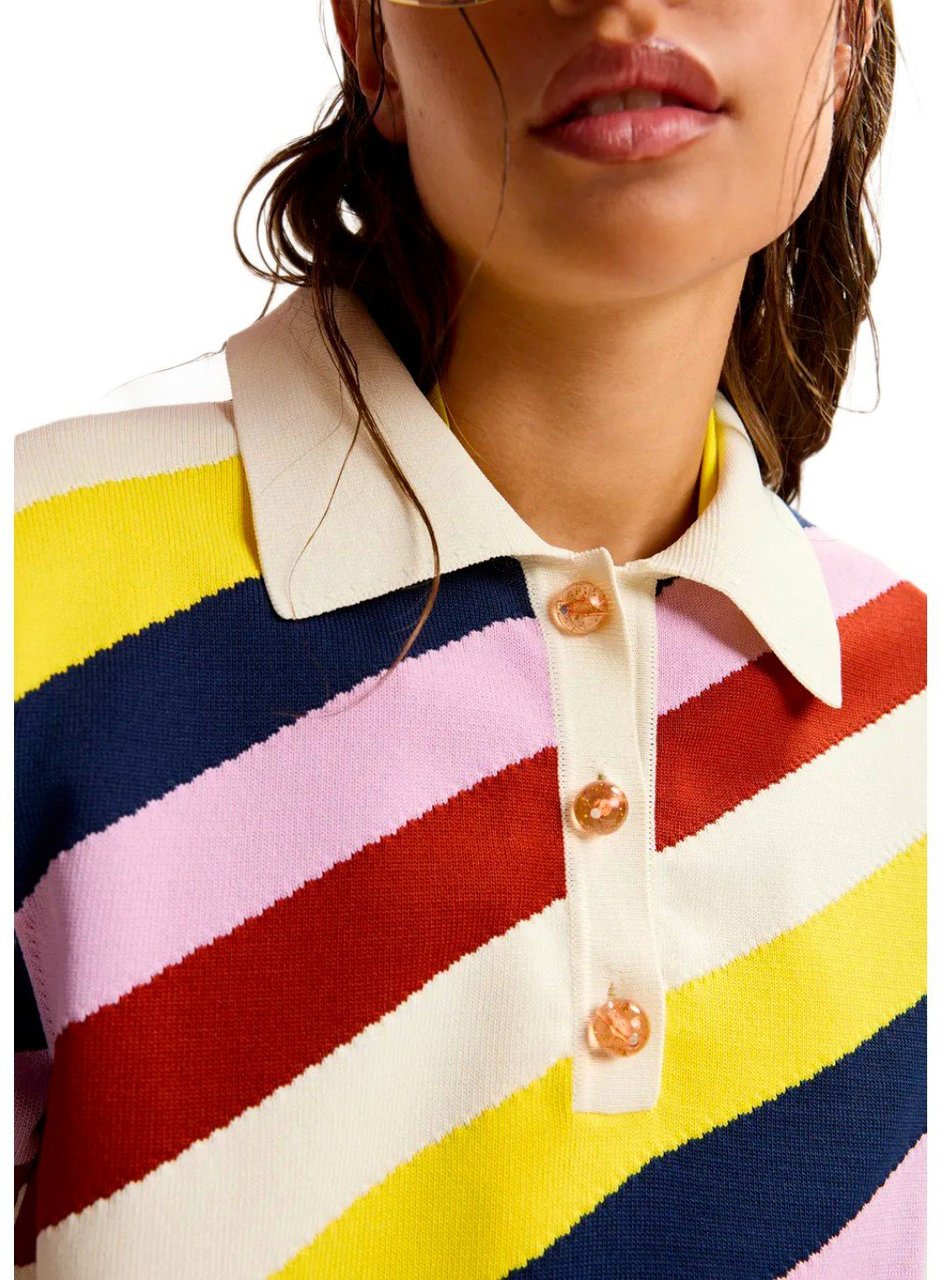 ESSENTIEL ANTWERP JOLLOW MULTICOLORED POLO SHIRT Divers