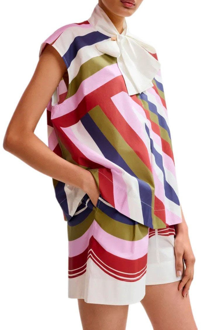 Essentiel Antwerp ESSENTIEL ANTWERP JOPJOP MULTICOLORED TOP Divers