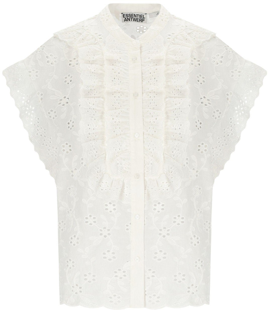 Essentiel Antwerp ESSENTIEL ANTWERP JELLABA SHIRT Wit