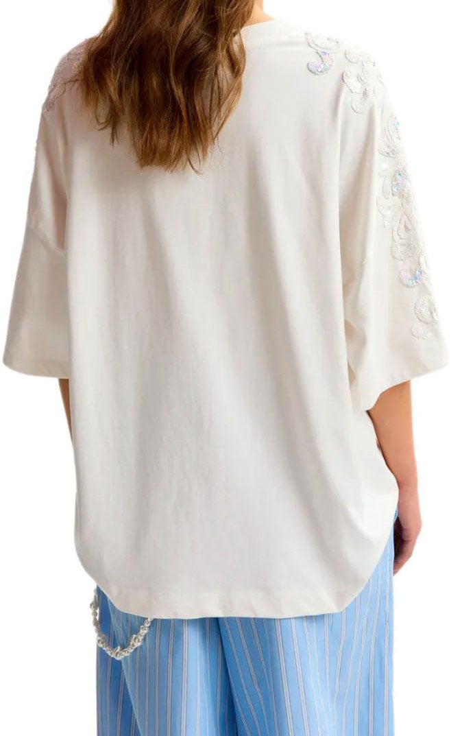 ESSENTIEL ANTWERP JANGOO T-SHIRT Wit