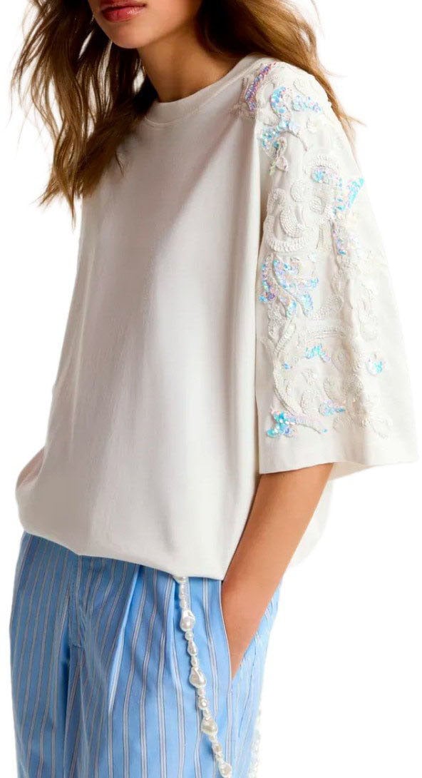 ESSENTIEL ANTWERP JANGOO T-SHIRT Wit