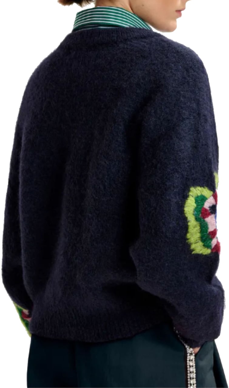 Essentiel Antwerp Essentiel Antwerp Truien Donkerblauw Impossible2 Blauw