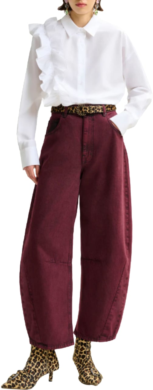 Essentiel Antwerp Essentiel Antwerp  Jeans Bordeaux Impressive Rood